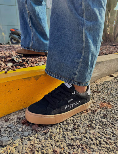 Vulcan Black Suede